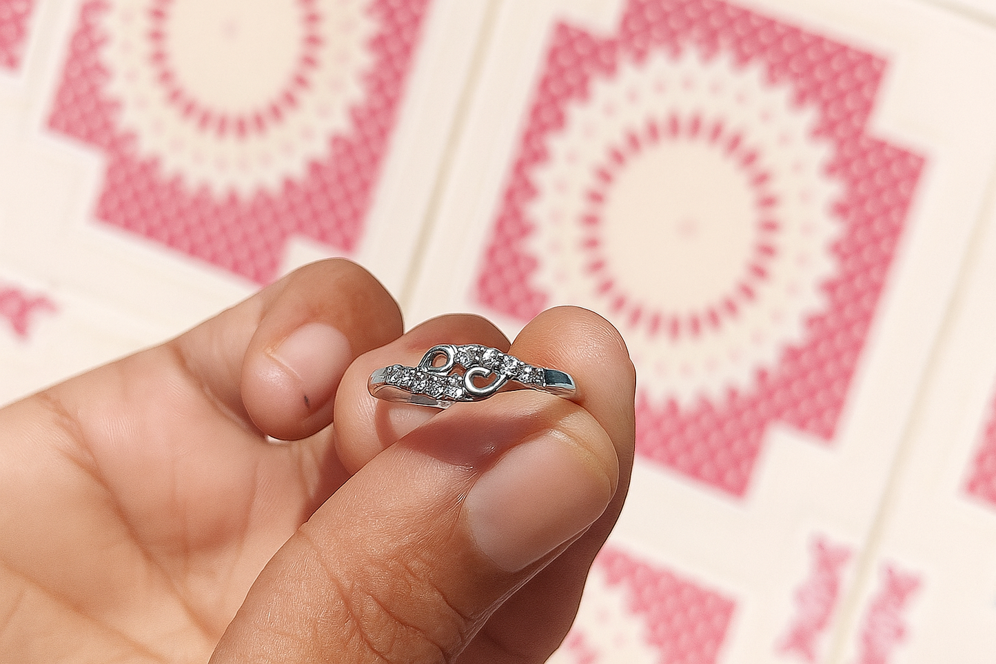 Eternal Heart Silver Sparkle Ring – A Symbol of Timeless Love
